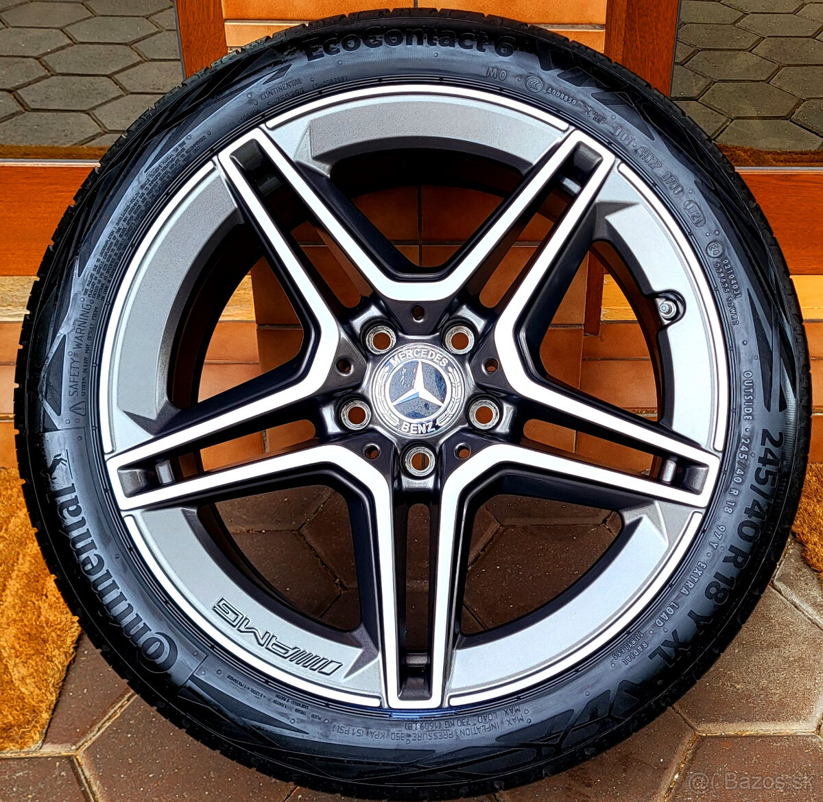 alu R18 5x112, dvojrozmer, orig. AMG, Mercedes C-klasse