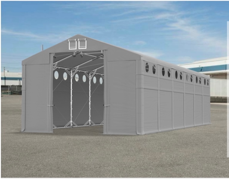 Používaný celoročný priemyselný stan 12x8m