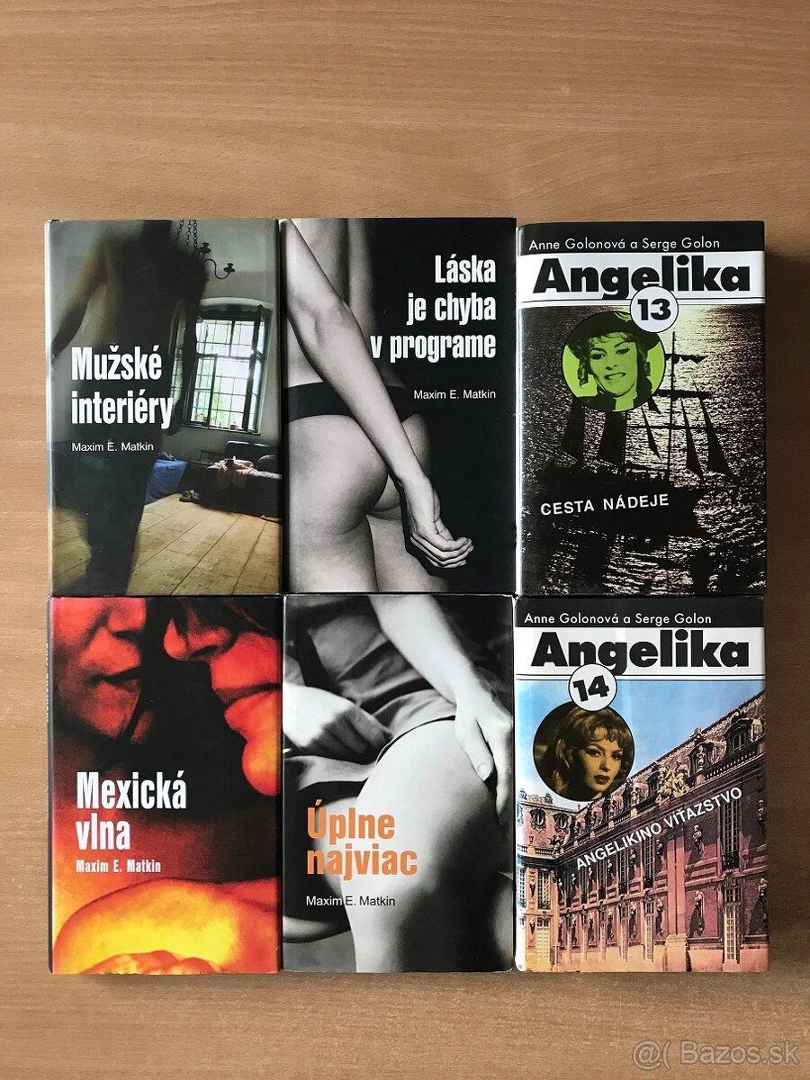Angelika 13,14, Cook, Grisham, Young - 1 €/kus