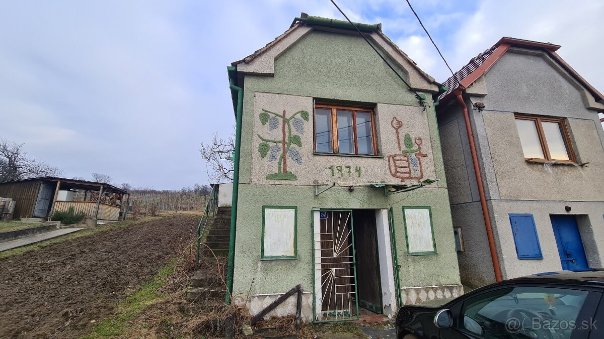 Na predaj Vinohradnícky domček k.ú. Vrádište