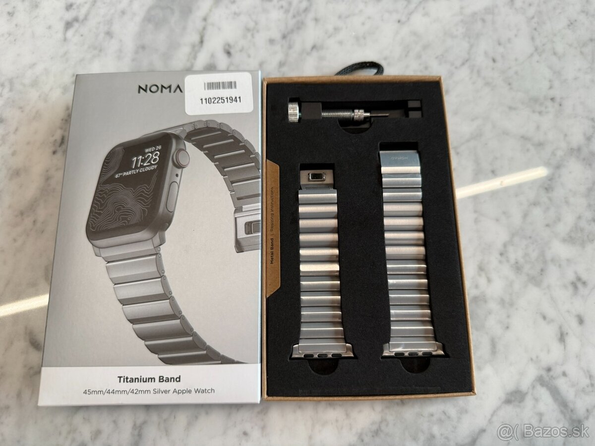 Nomad Titanium Band pre Apple Watch 45/44/42mm