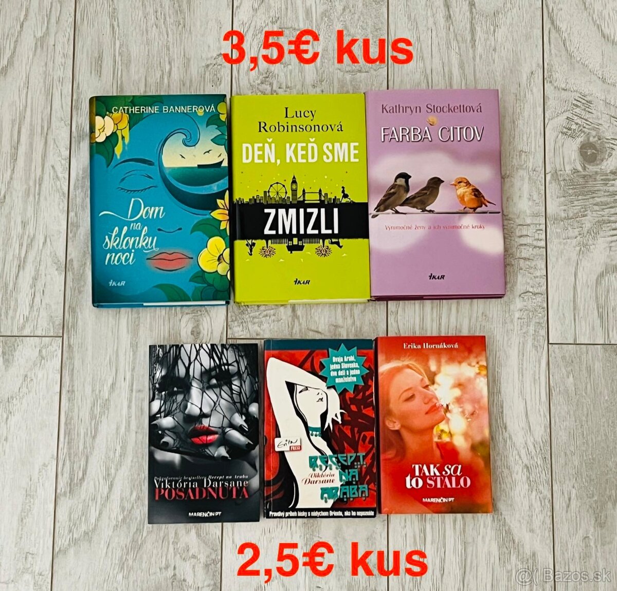 rôzne knihy pre ženy, romany