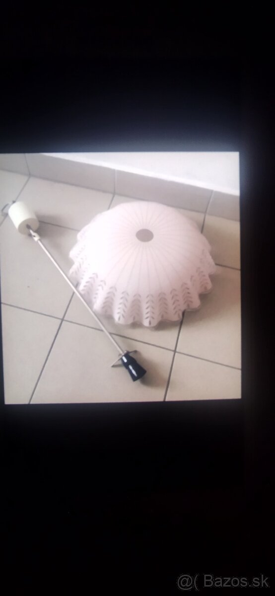 Predám ružovú retro lampu