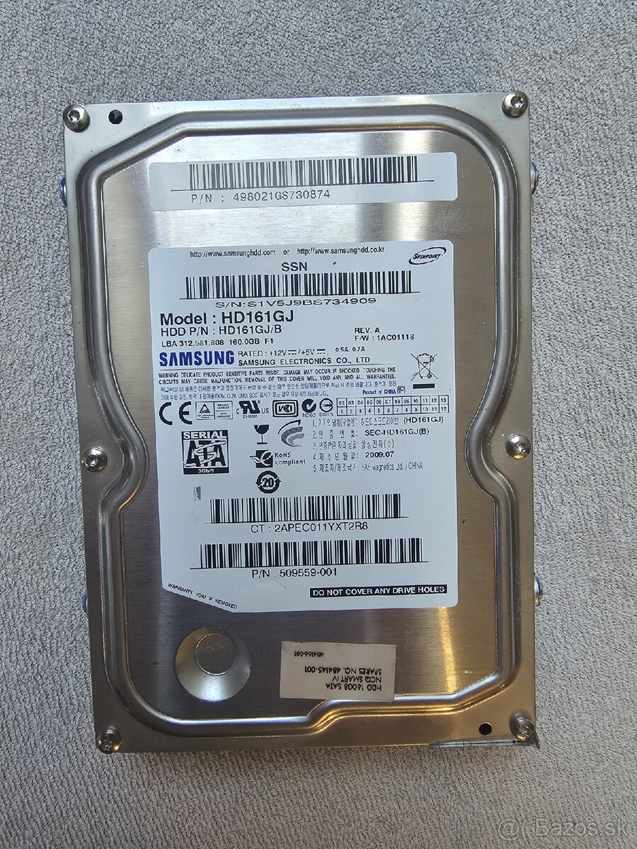 Samsung 3,5" HDD 160gb