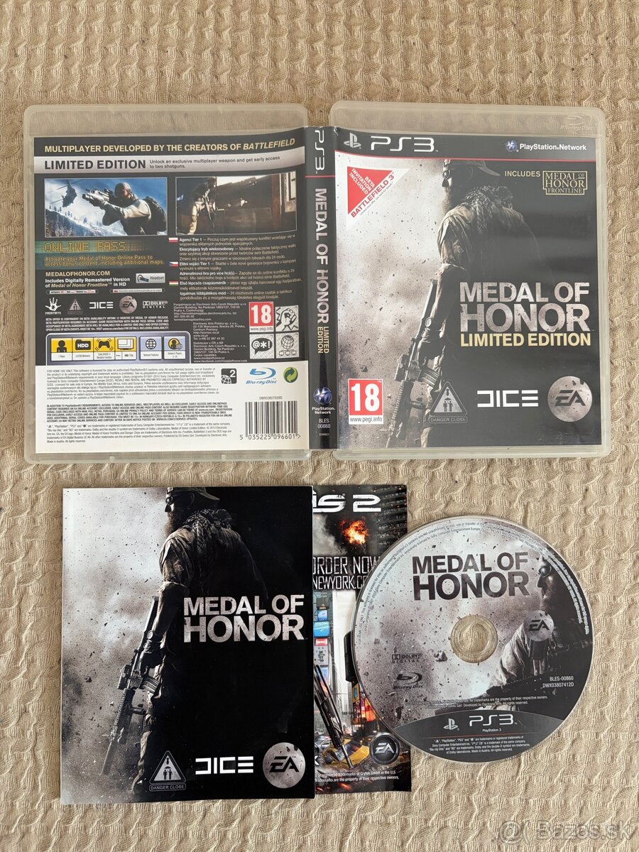Medal of honor limited edition ps3