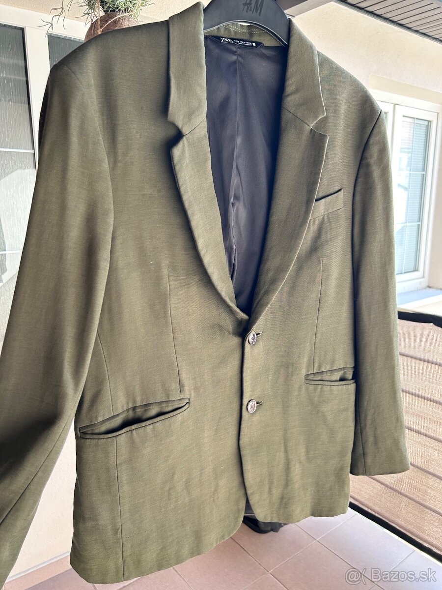 Spoločenské nohavice a sako