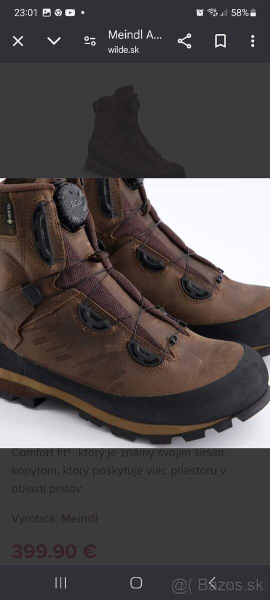 Meindl Amiata GTX BOA obuv
Č.47/12