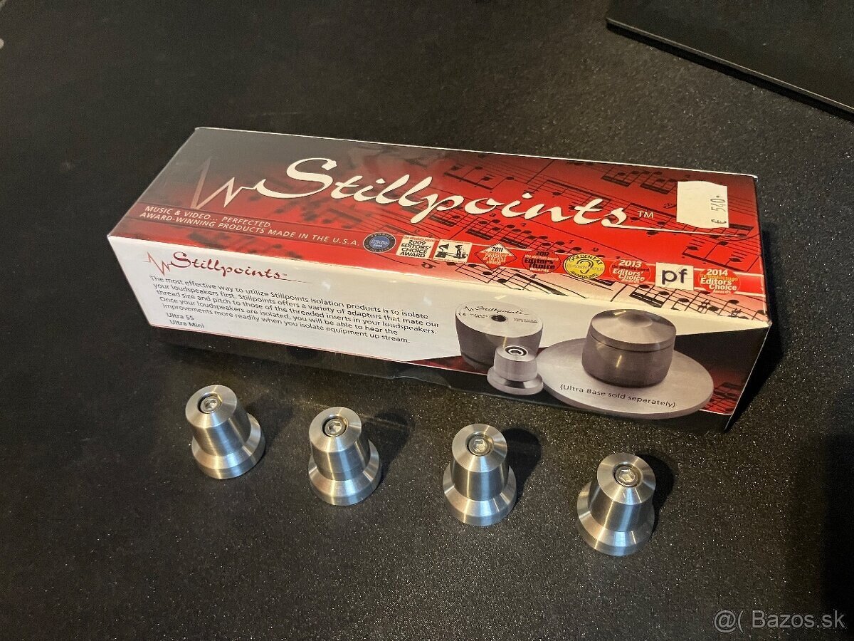 Stillpoints Ultra Mini 8ks - izolacne podlozky pod repro