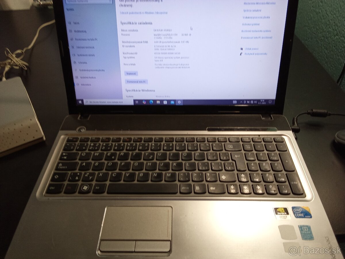 Starší noteook Lenovo idea pad - prehrieva sa