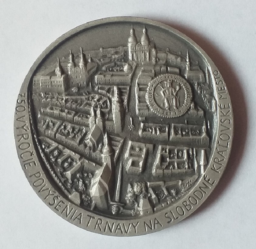 Medaila 750. výročie povýšenia Trnavy na kráľovské mesto