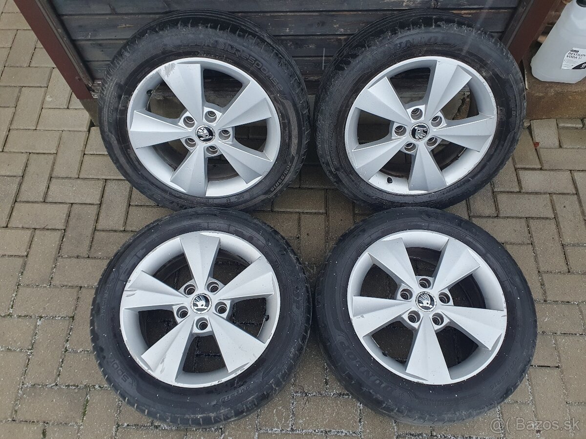 ORIGINAL disky ŠKODA OCTAVIA 3 5x112 205/55 R16"