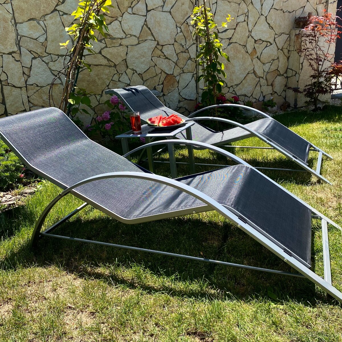 Lehátkový hliníkový set