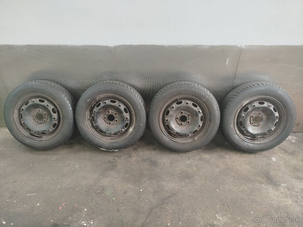 Predám sadu kolies 5x100 R14 165/70 R14 4.9mm