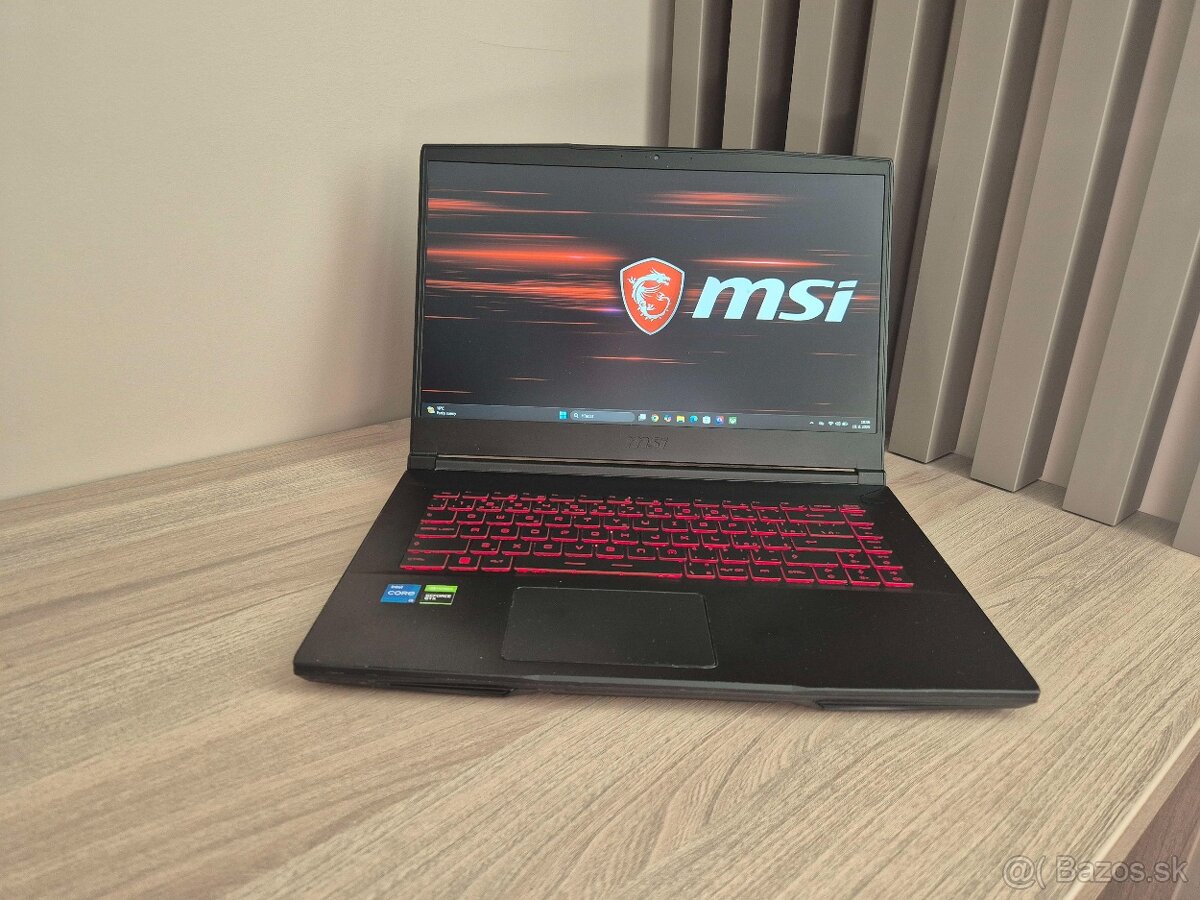 Herný notebook MSI | 32GB RAM | 144Hz | SSD