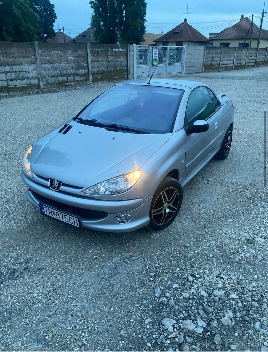 Predám Peugeot 206 cc 1.6 16v 80kw