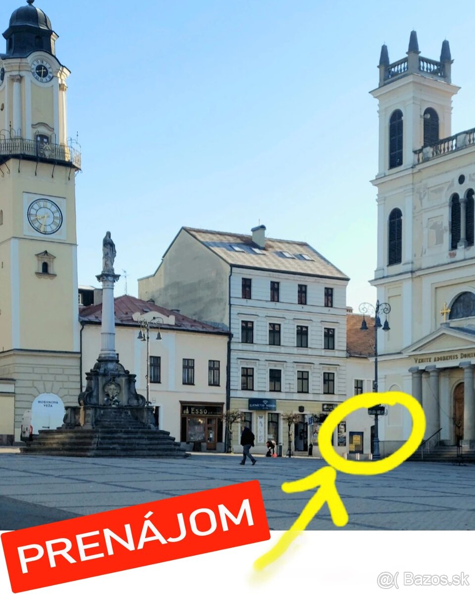 Prenájom Obchodný priestor Námestie BB