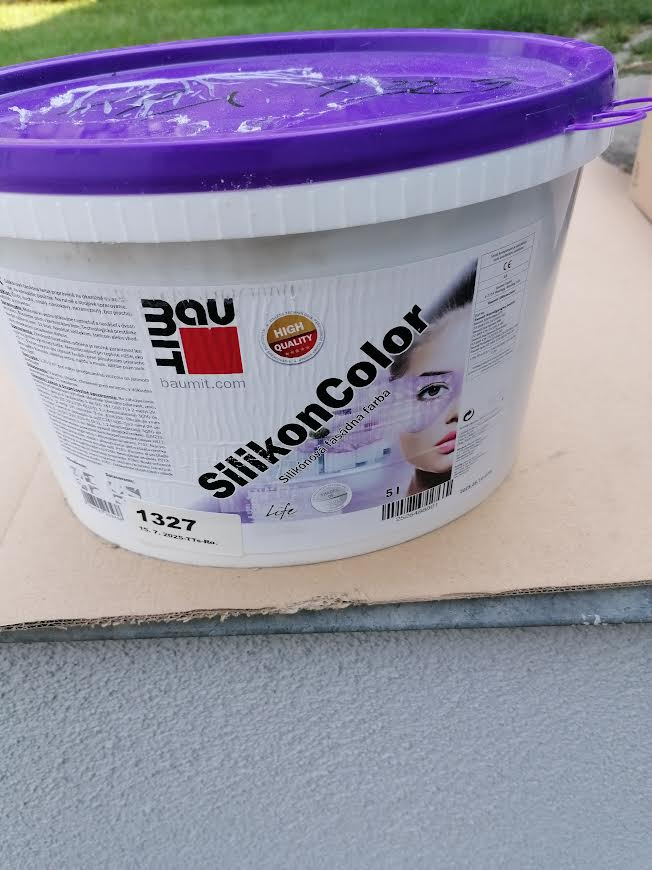 Silikónová fasádna farba Baumit Silikon Color 6 kg