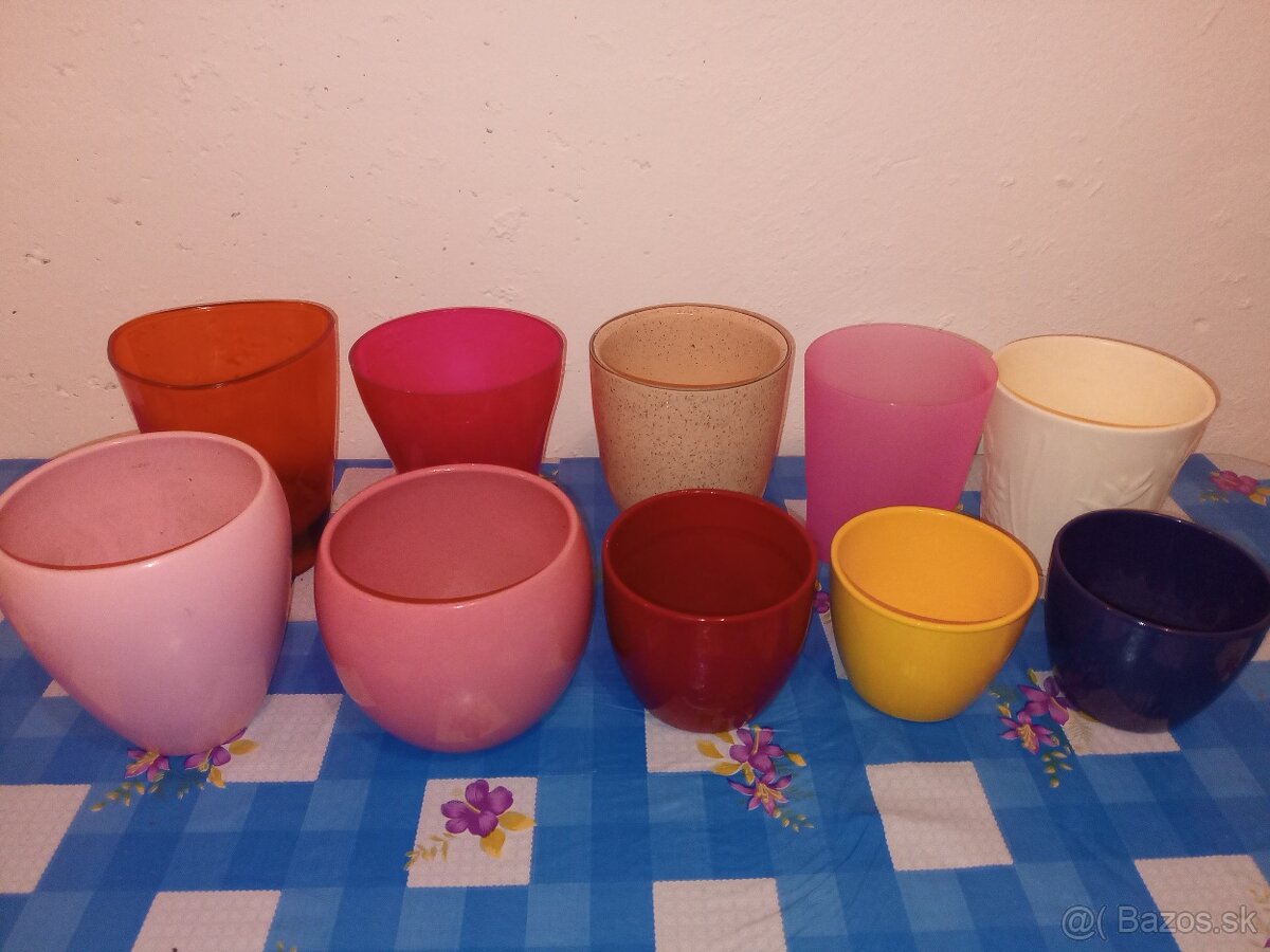 Mix kvetináčov na orichidei - 10 kusov SPOLU