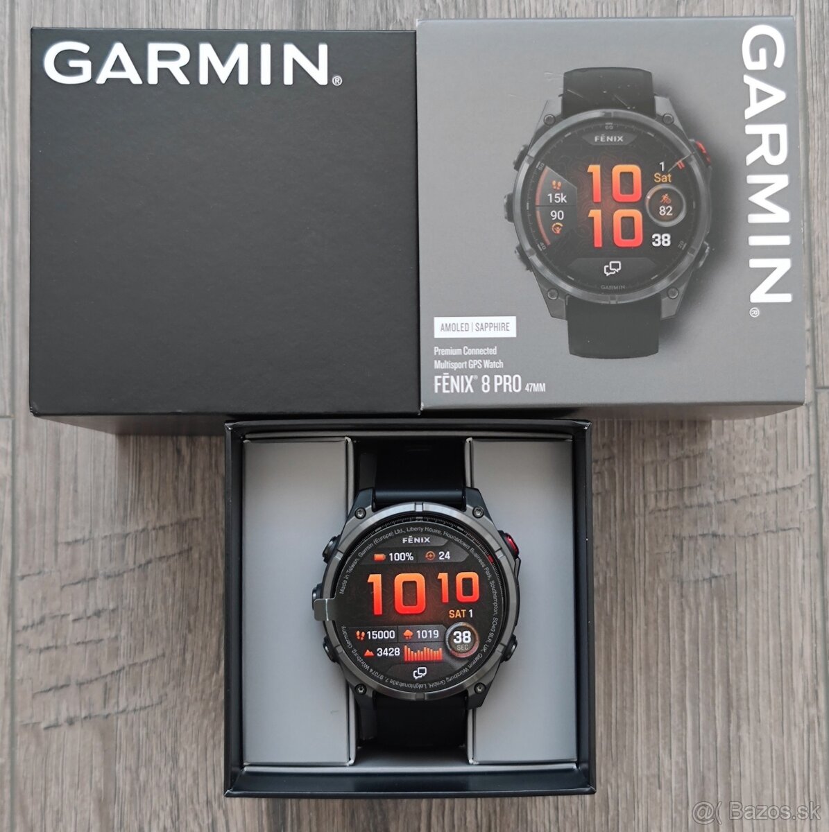 Garmin Fenix 8 Pro Amoled Sapphire Titanium Black - 47mm