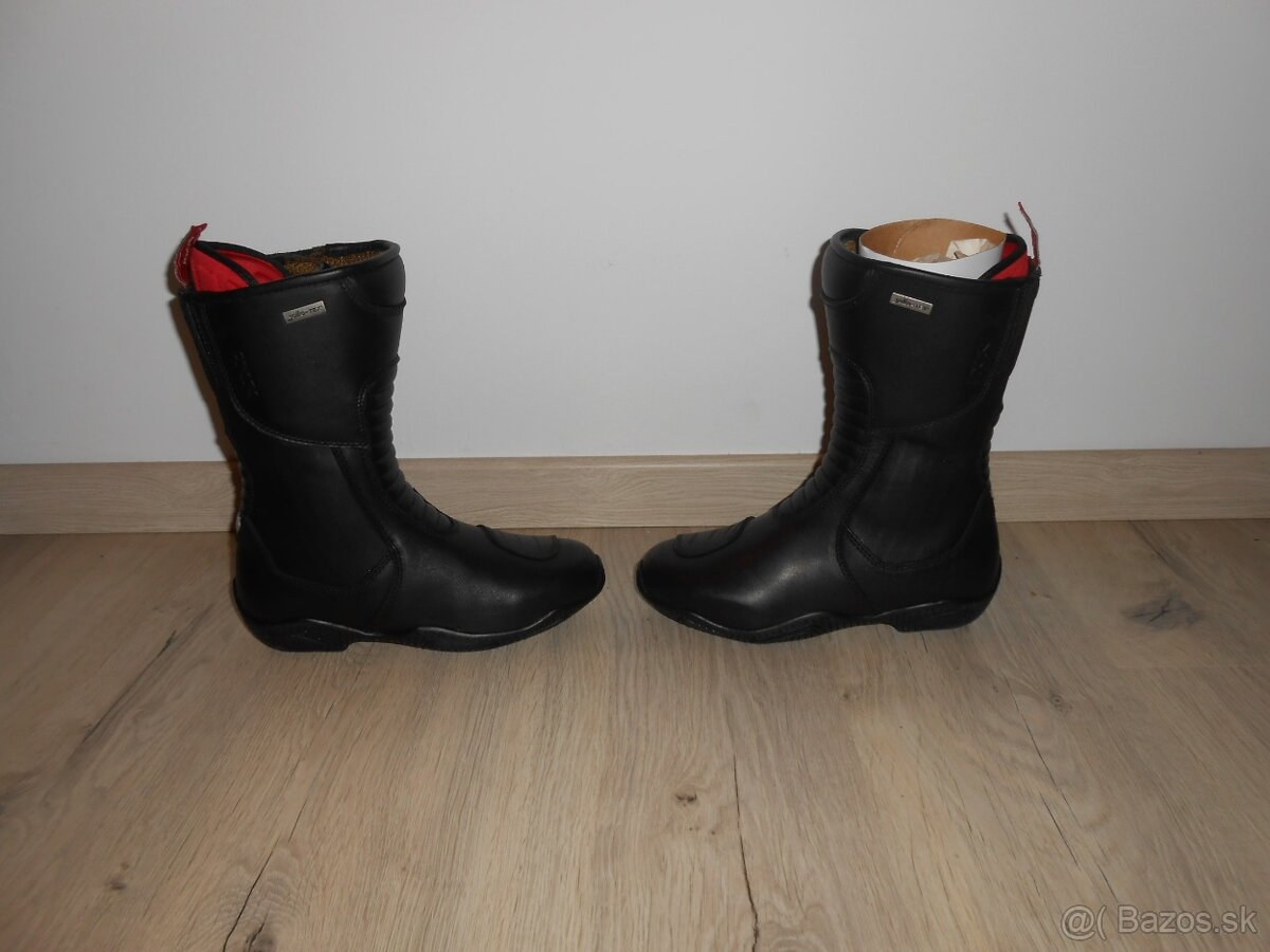 Predam nove damske kozene moto cizmy znacky IXS TOUR