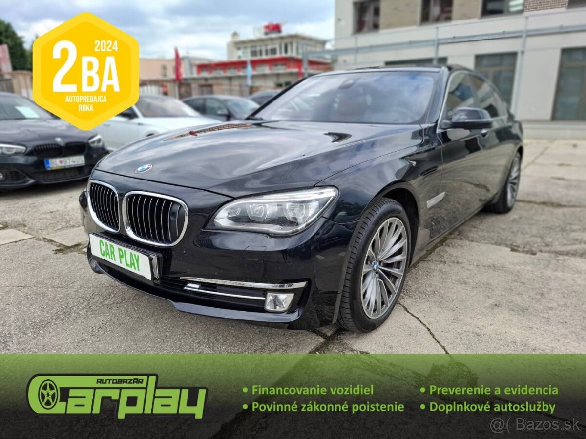 BMW Rad 7 xDrive 740d, SR, 1. majiteľ, Preverené vozidlo