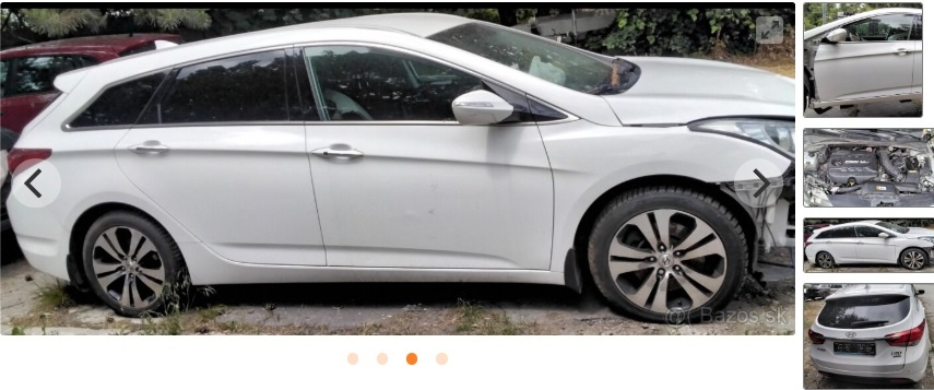 HYUNDAI i40 CW 1.7 CRDi 2015 predám DVERE, MOTOR D4FD TRYSKY