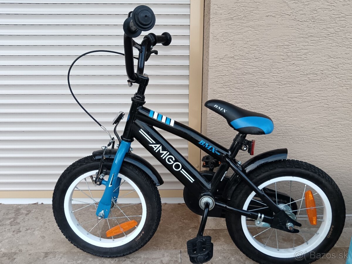 Detský bicykel Amigo BMX 12" modrý