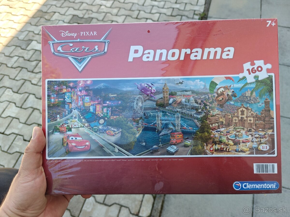 Puzzle Disney Pixar Cars Panorama 160ks, 68x23,5cm 7+