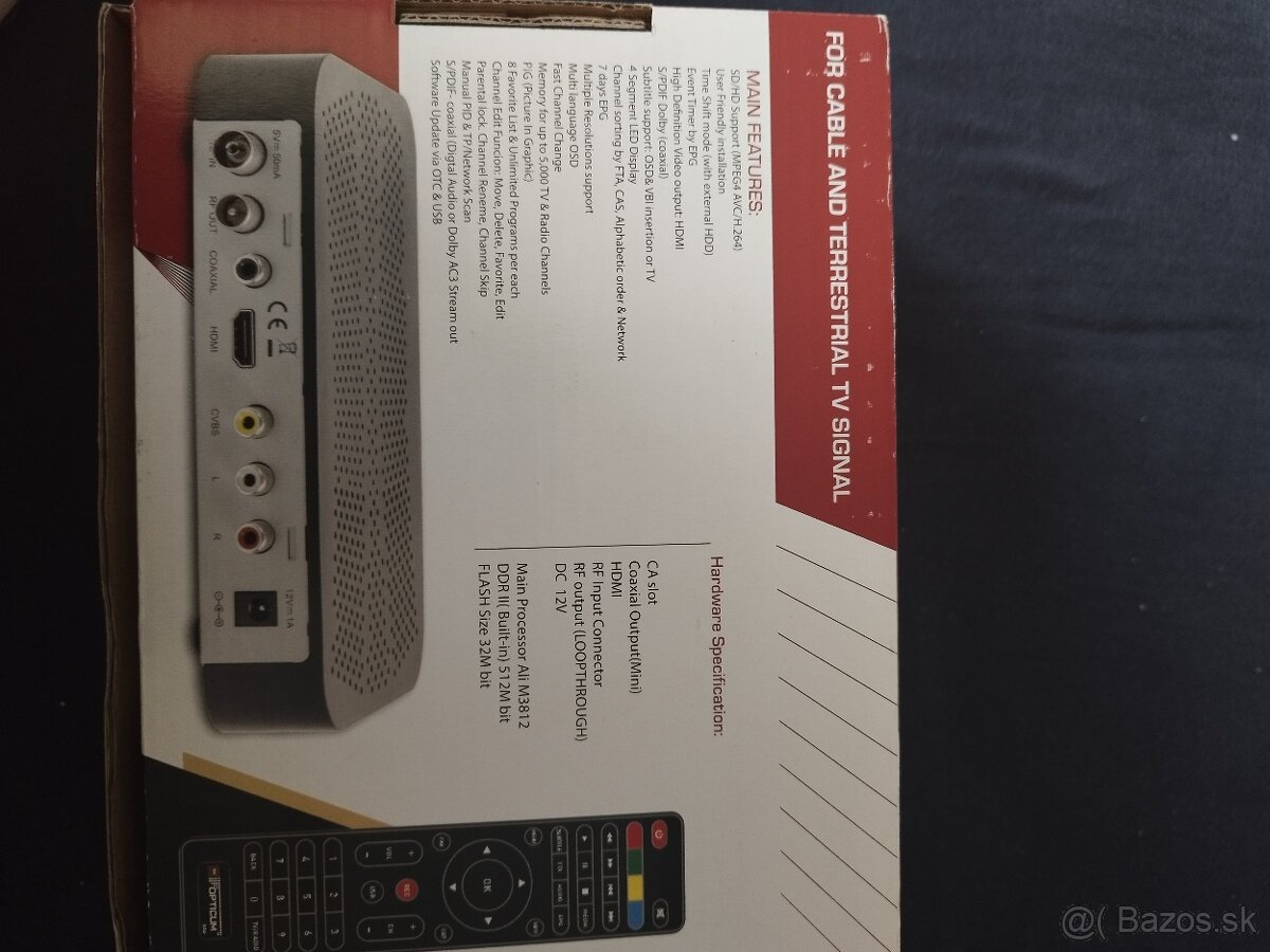 Predám septobox DVB-C DVB-T2