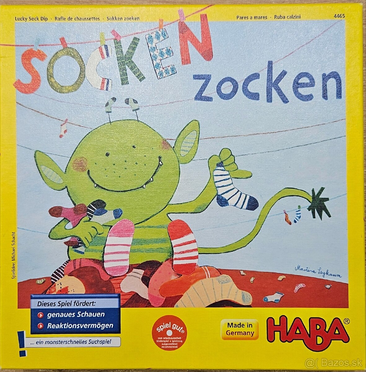 Haba hra Šťastné ponožky
Šťastné ponožky