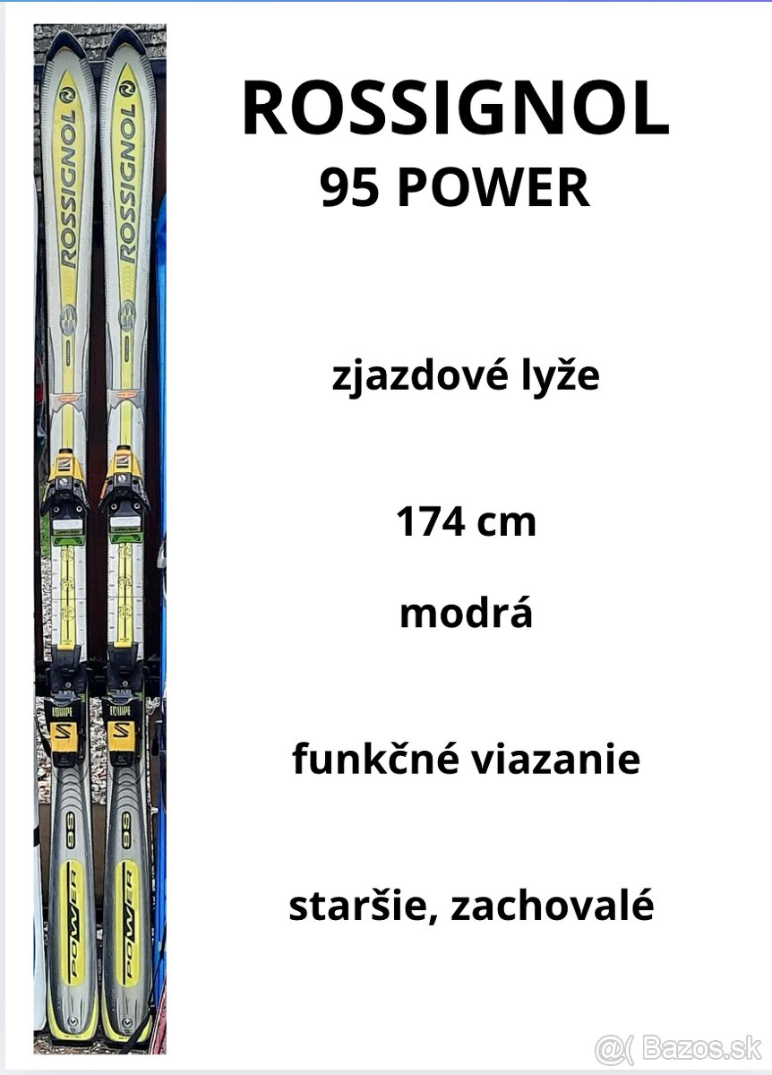 predám lyže ROSSIGNOL 95 Power