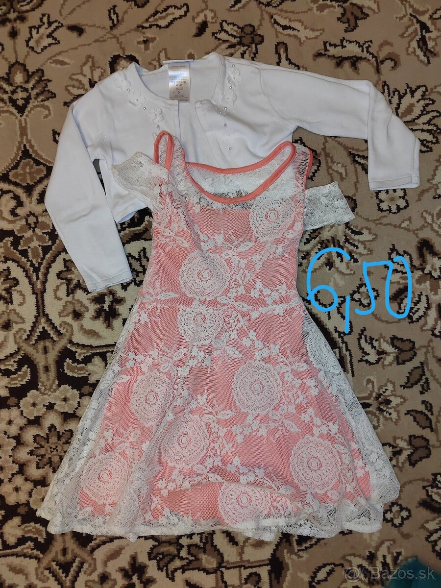 Šaty dievčatko 4-5 rokov