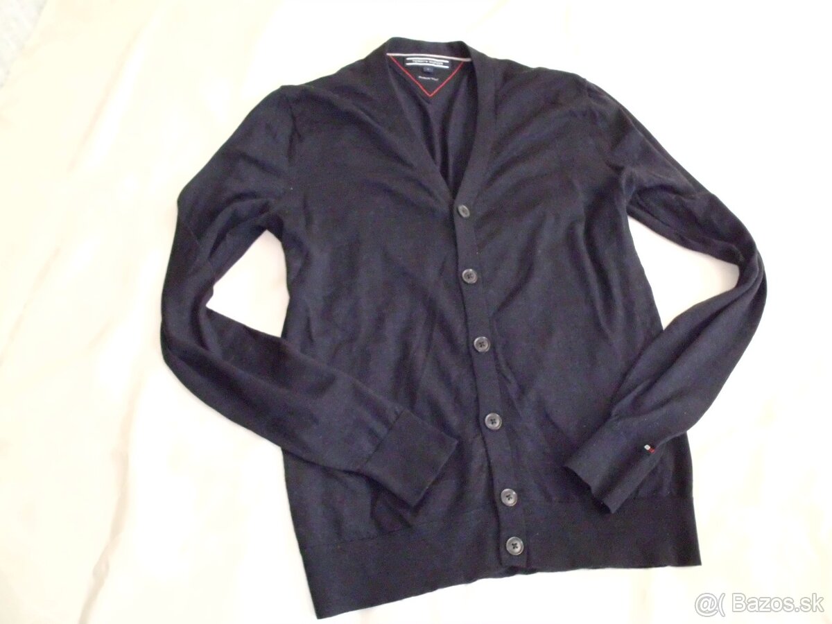 Tommy Hilfiger Premium wool pánsky sveter L