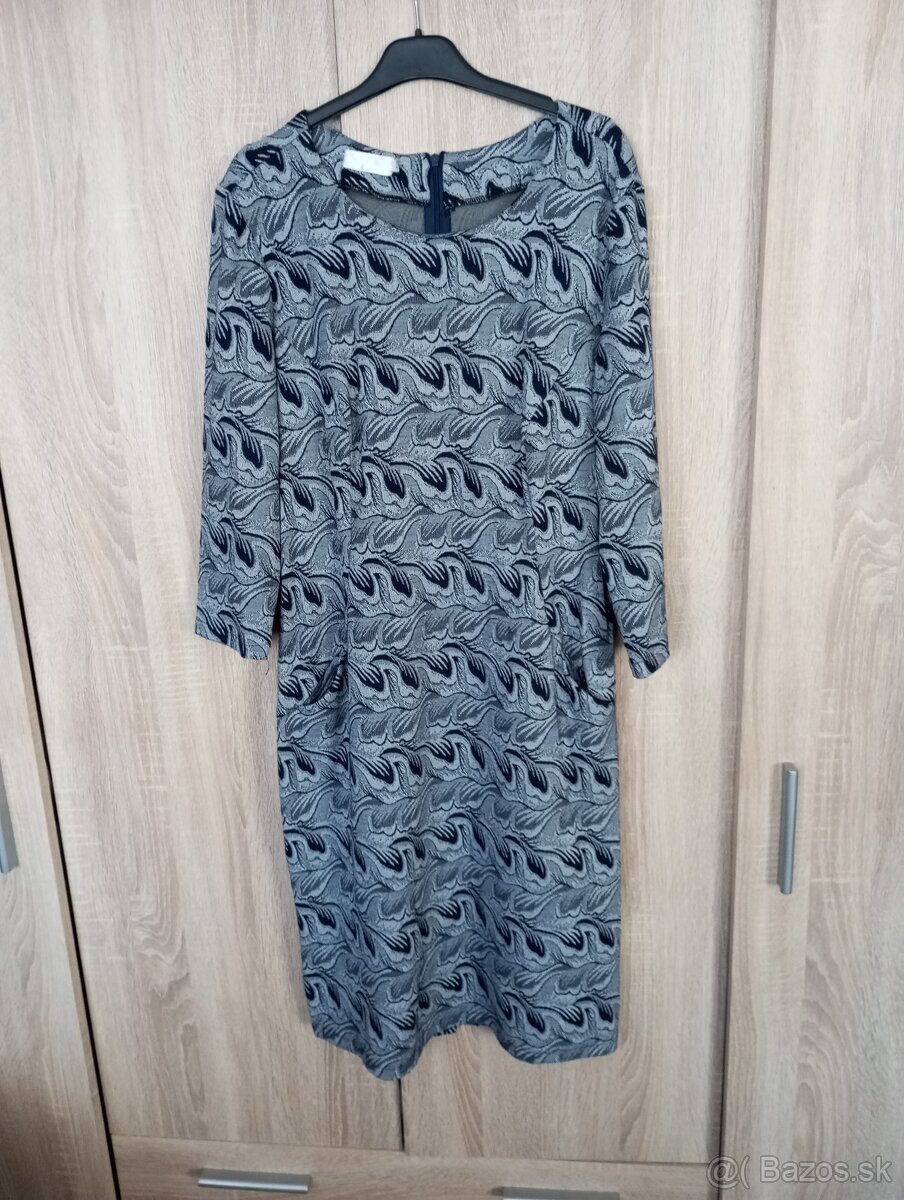 Dámske zimné šaty xxl dlhy rukav