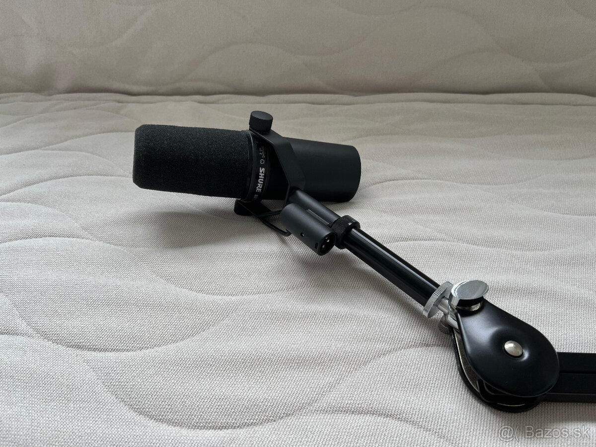 Shure SM7b + rameno Rode PSA1