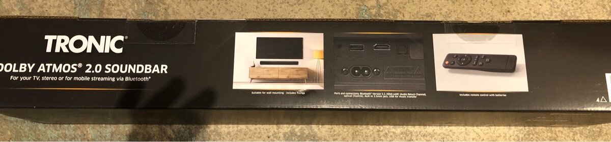 Soundbar 2.0 Dolný Atmos Reproduktor