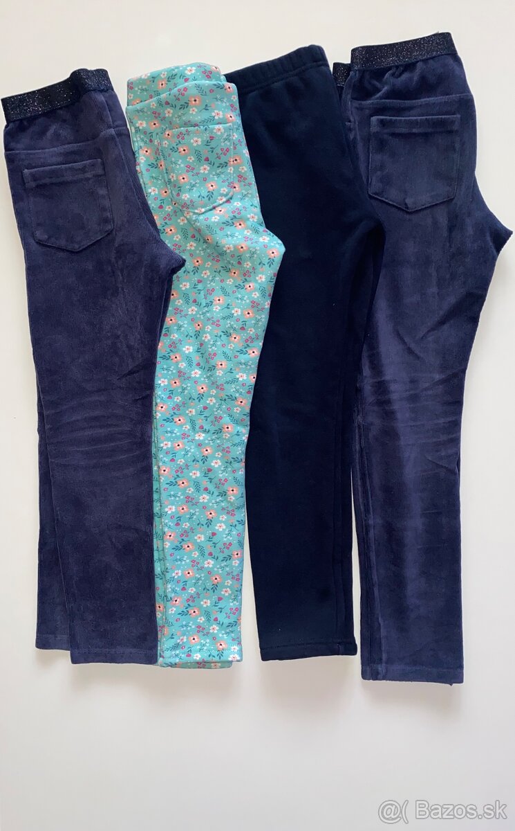 4 ks teplych legin velkost 116