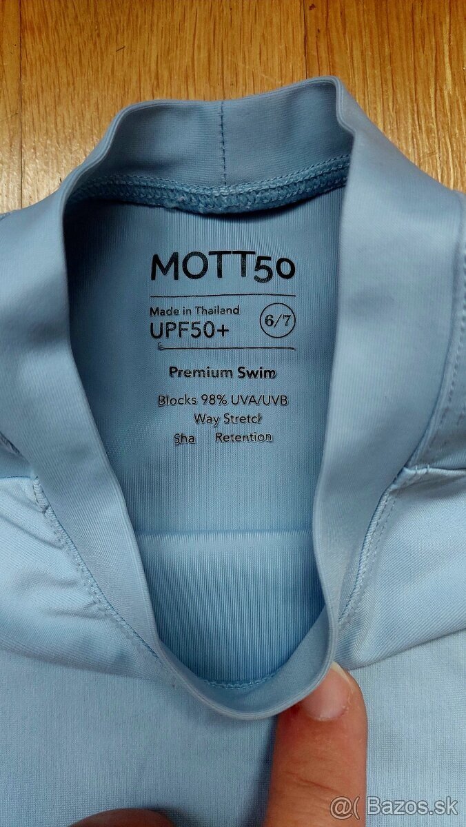 Chlapčenské plavecké tričko UPF 50+ MOTT 50