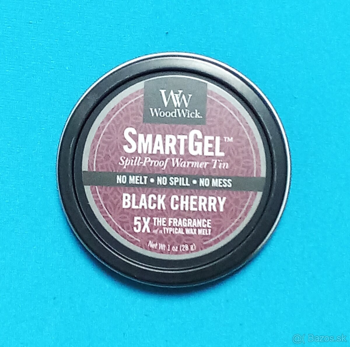 vonný gél Woodwick black cherry