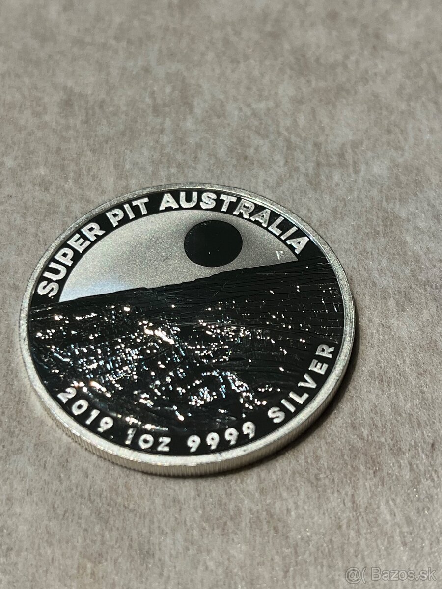 Investicne striebro super pit australia 1oz 2019