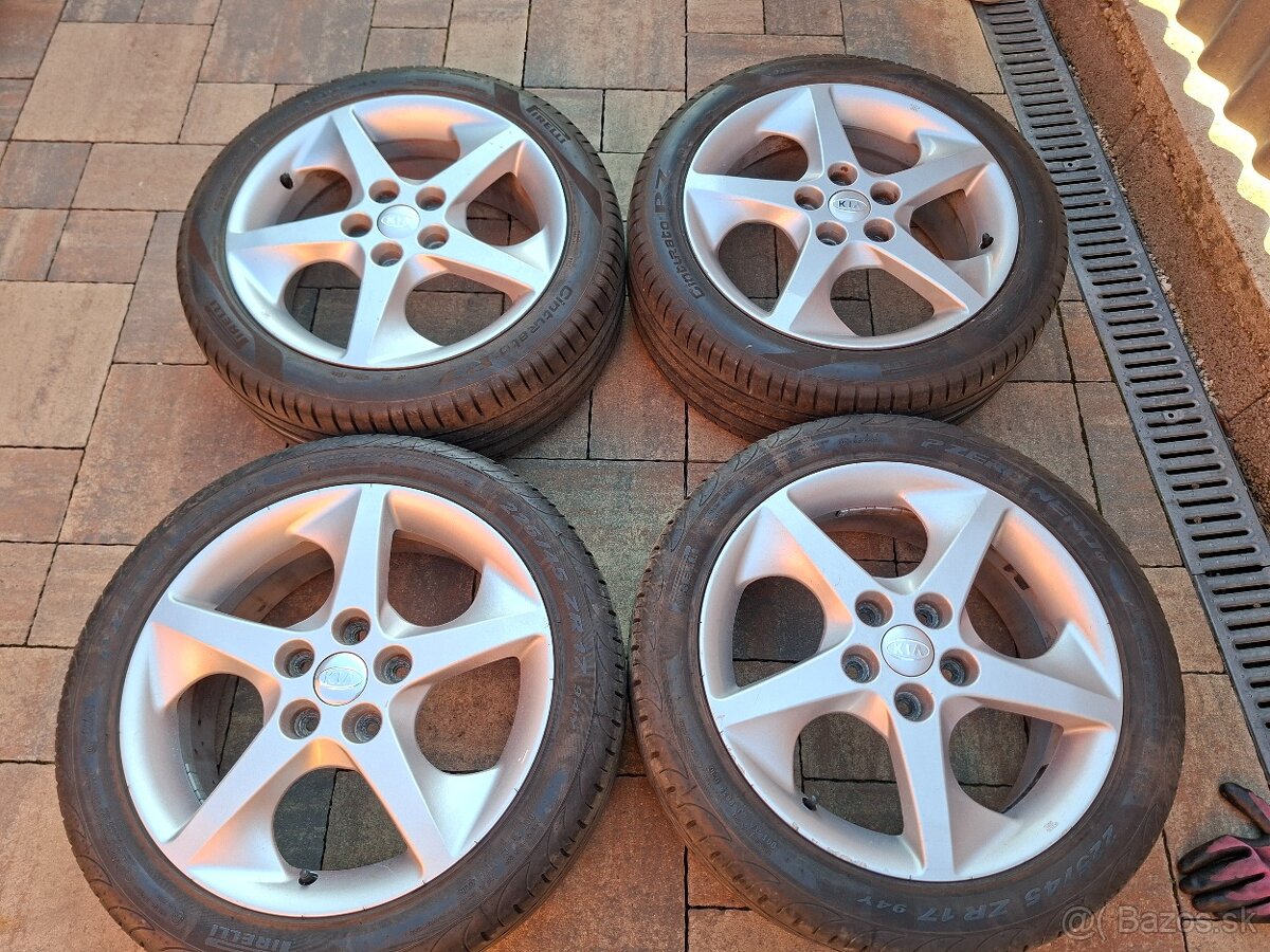 Predám hlinikové disky org.Kia/Hyundai-R17