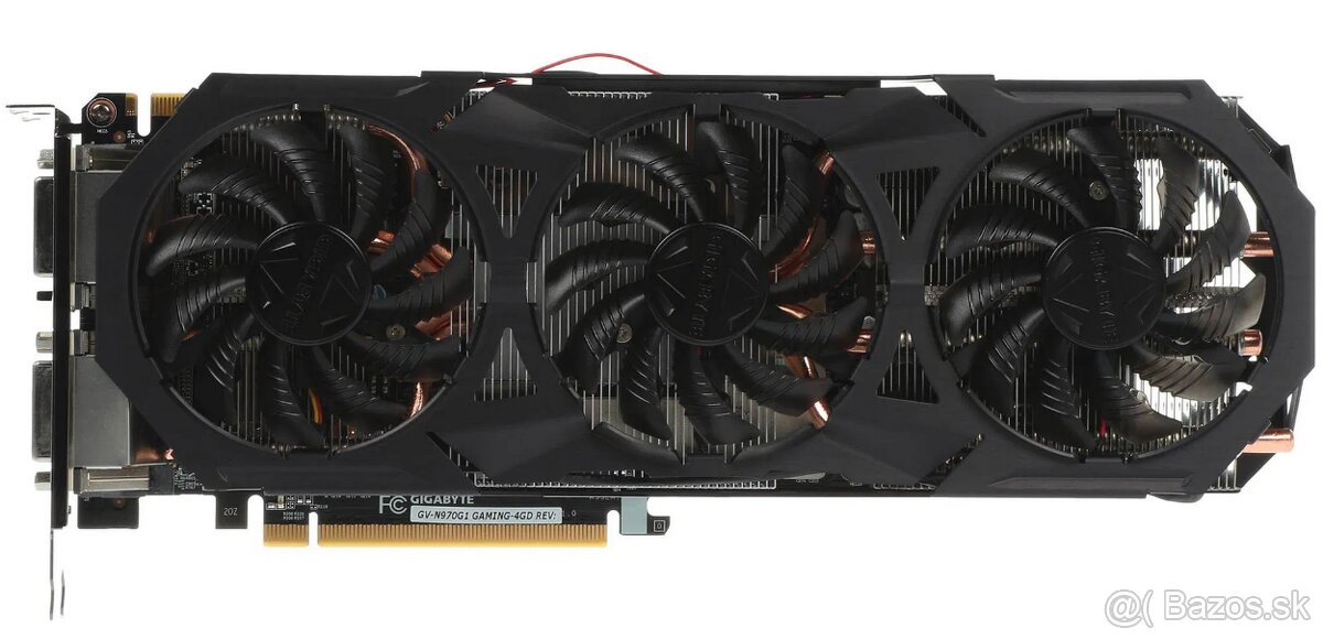 Predám grafickú kartu Geforce GTX 970 G1 Gaming 4GB
