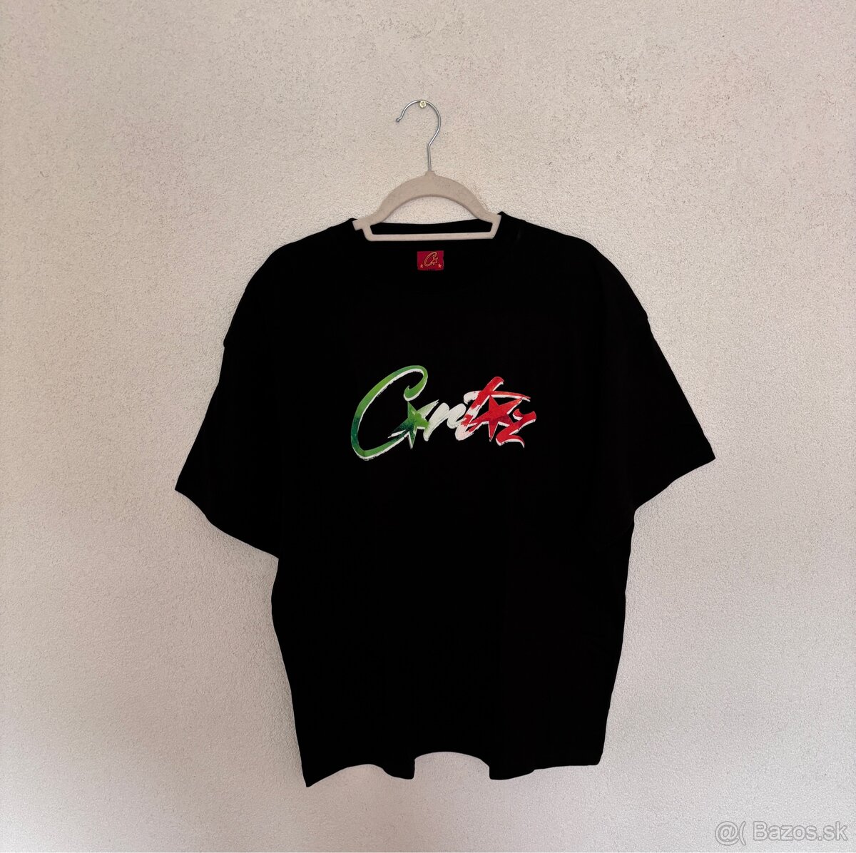 Corteiz Black Italia Tee