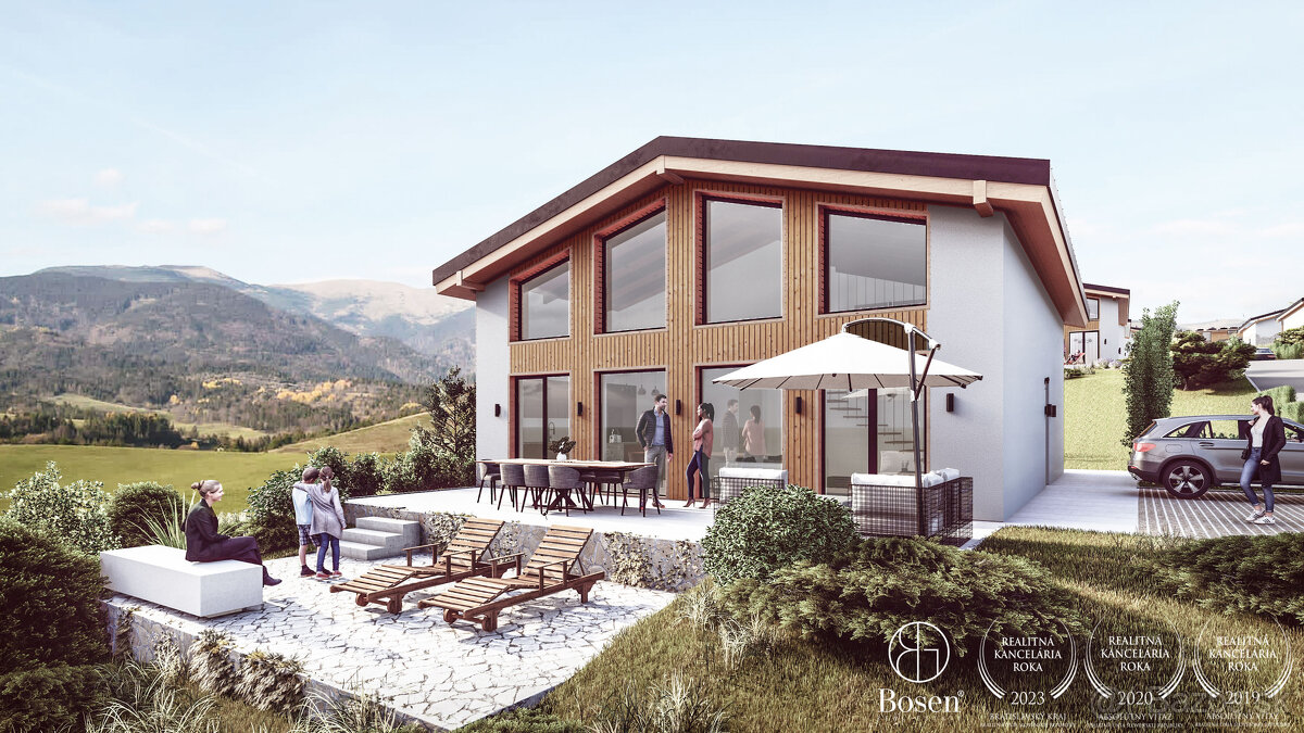 BOSEN | 5 izbový rekreačný dom v novom projekte pri Krpáčove
