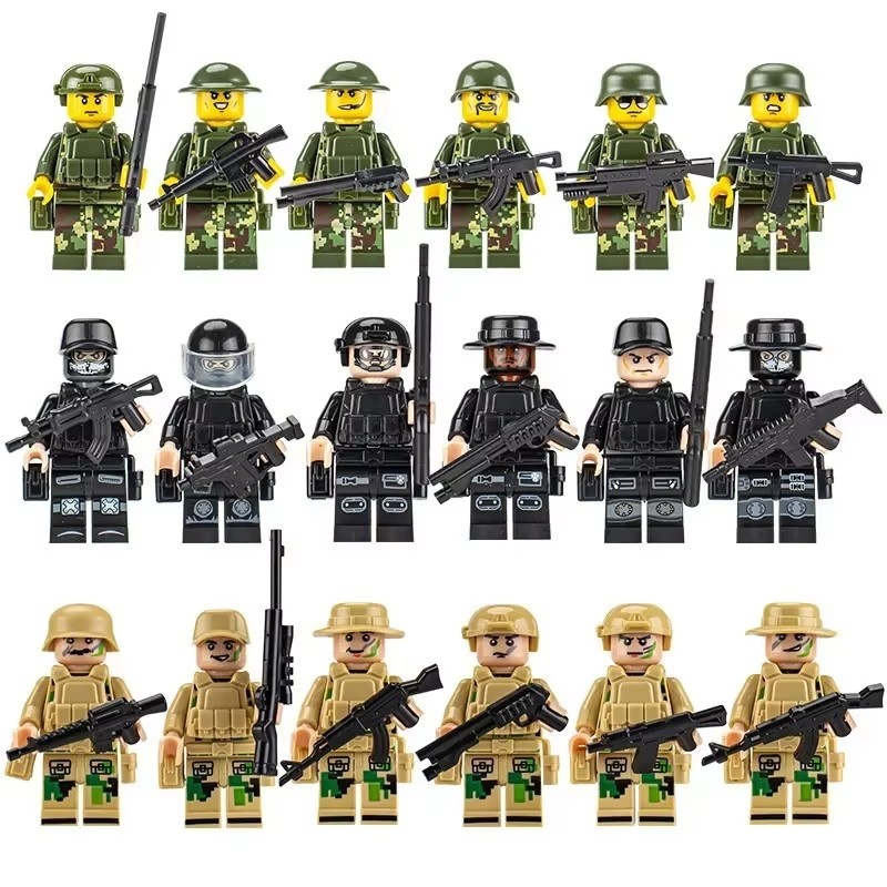 SWAT figurky 18 ks rozne