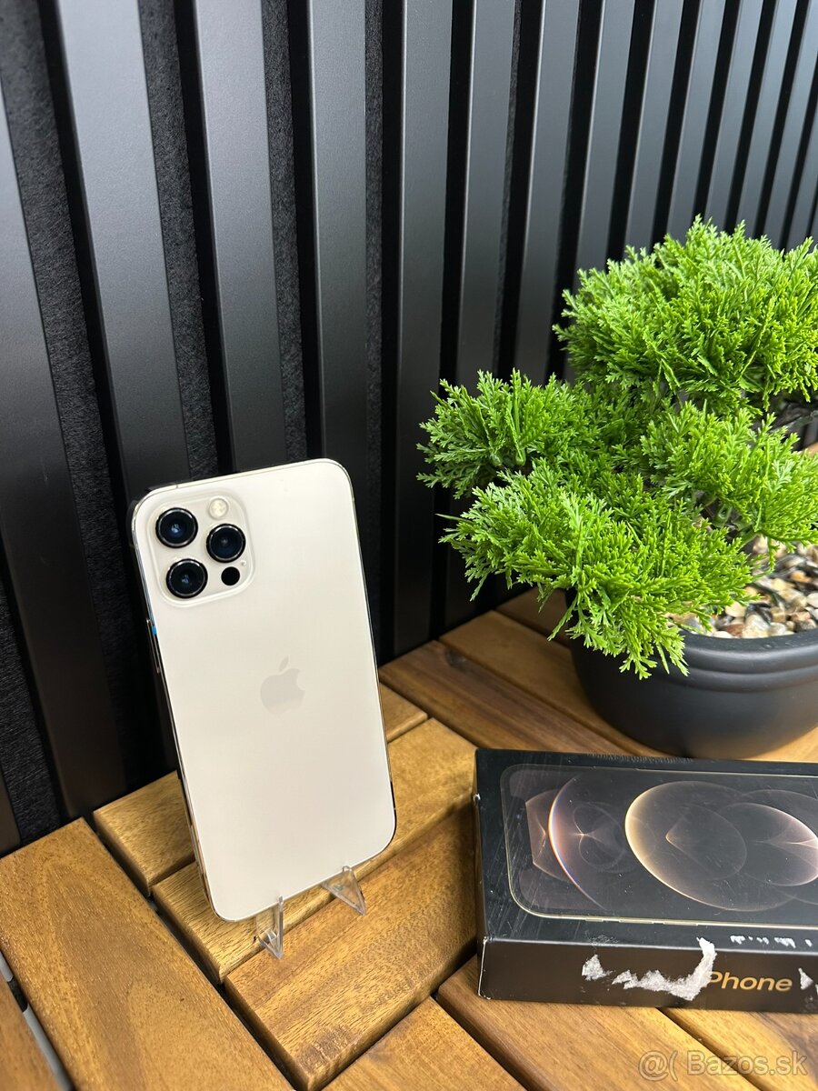 ► Apple iPhone 12 Pro Gold 128 GB │ Záruka 1 rok