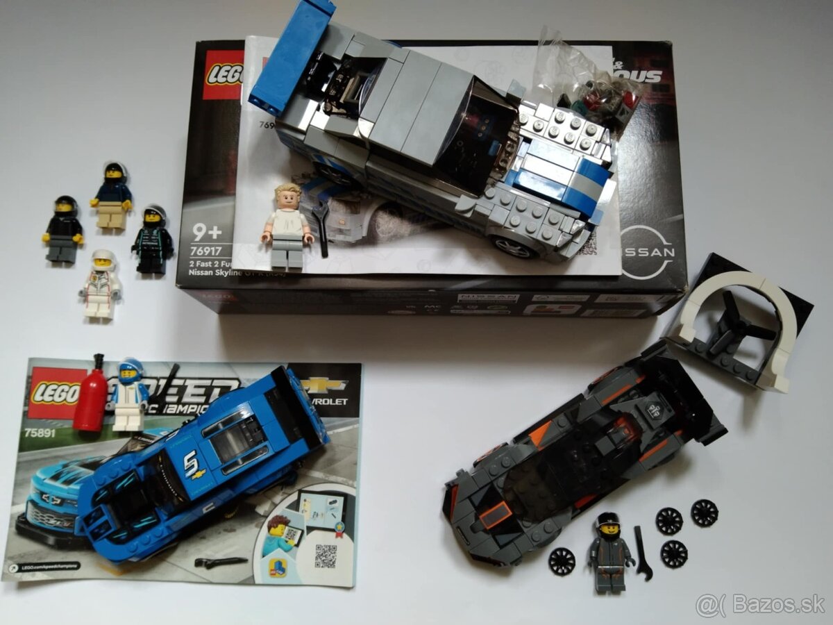 Lego® Speed Champions, 76197, 75891, 75892, + 4 figúrky