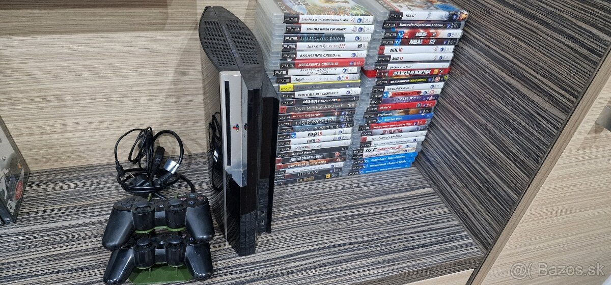 Predám PS3 s hrami