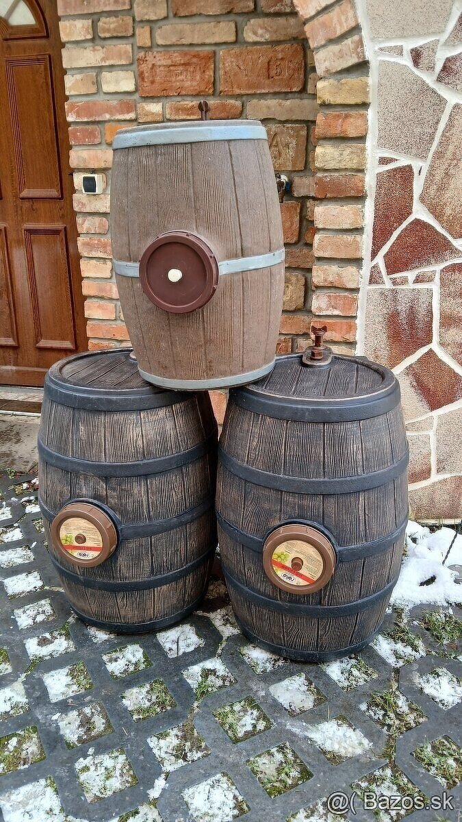 Potravinárske sudy na víno ROTO - 100l a 50l.