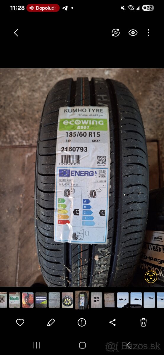 185/60 r 15 Kumho